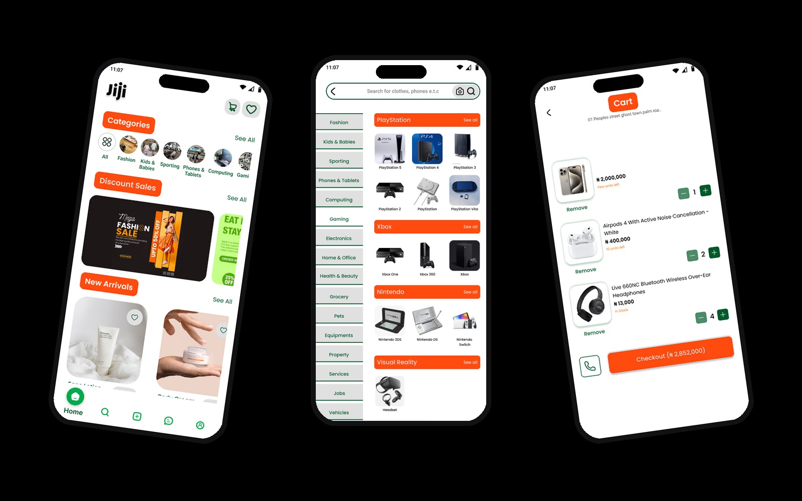 JIJI REDESIGNED mockups