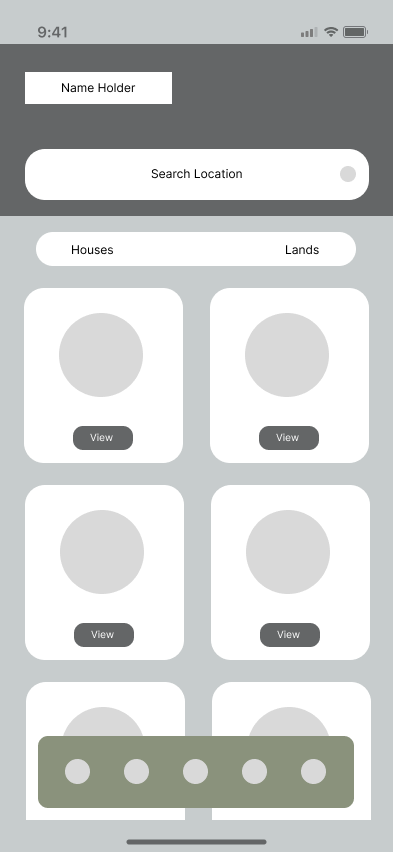 Shelter Naija Chat wireframe