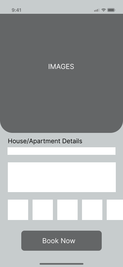 Shelter Naija Listing wireframe